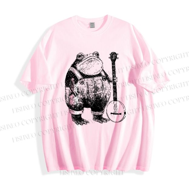 Unisex Vintage Frog Classic Cotton T-shirt