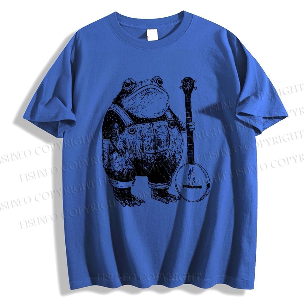 Unisex Vintage Frog Classic Cotton T-shirt