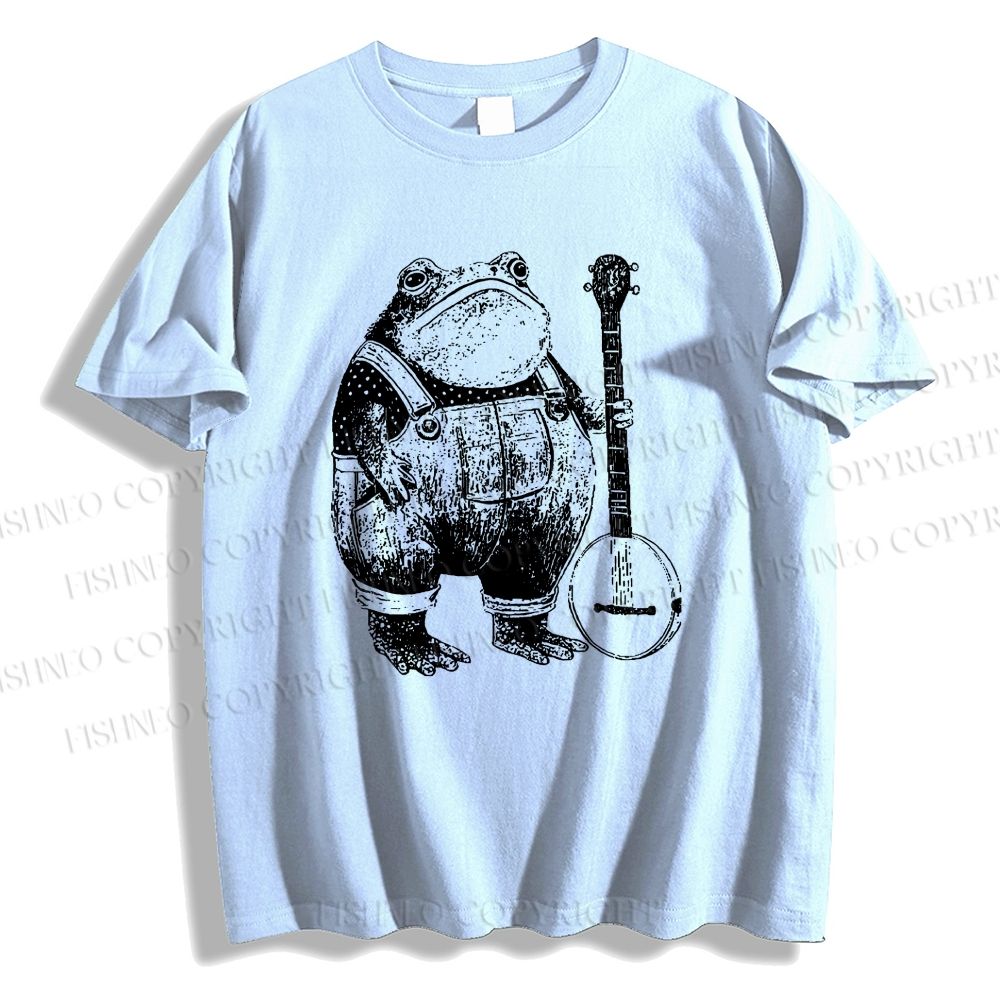 Unisex Vintage Frog Classic Cotton T-shirt