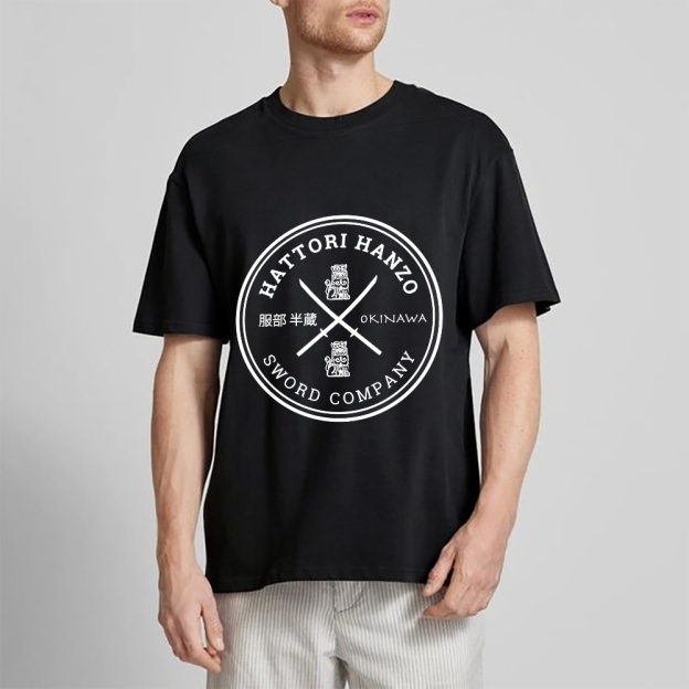 Hattori Hanzo Komainu Okinawa Sword Company Japanese Style Classic Tee