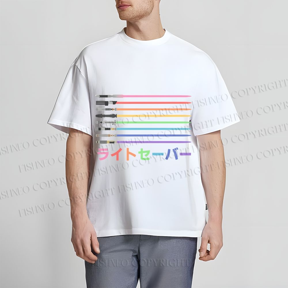 Unisex Lightsaber Vintage Classic Cotton T-shirt