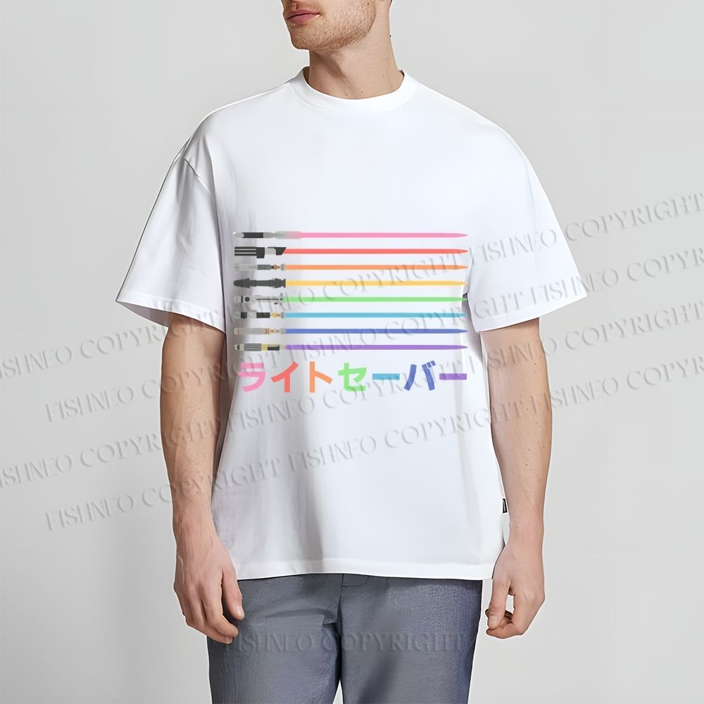 Unisex Lightsaber Vintage Classic Cotton T-shirt