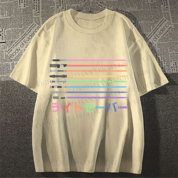 Unisex Lightsaber Vintage Classic Cotton T-shirt