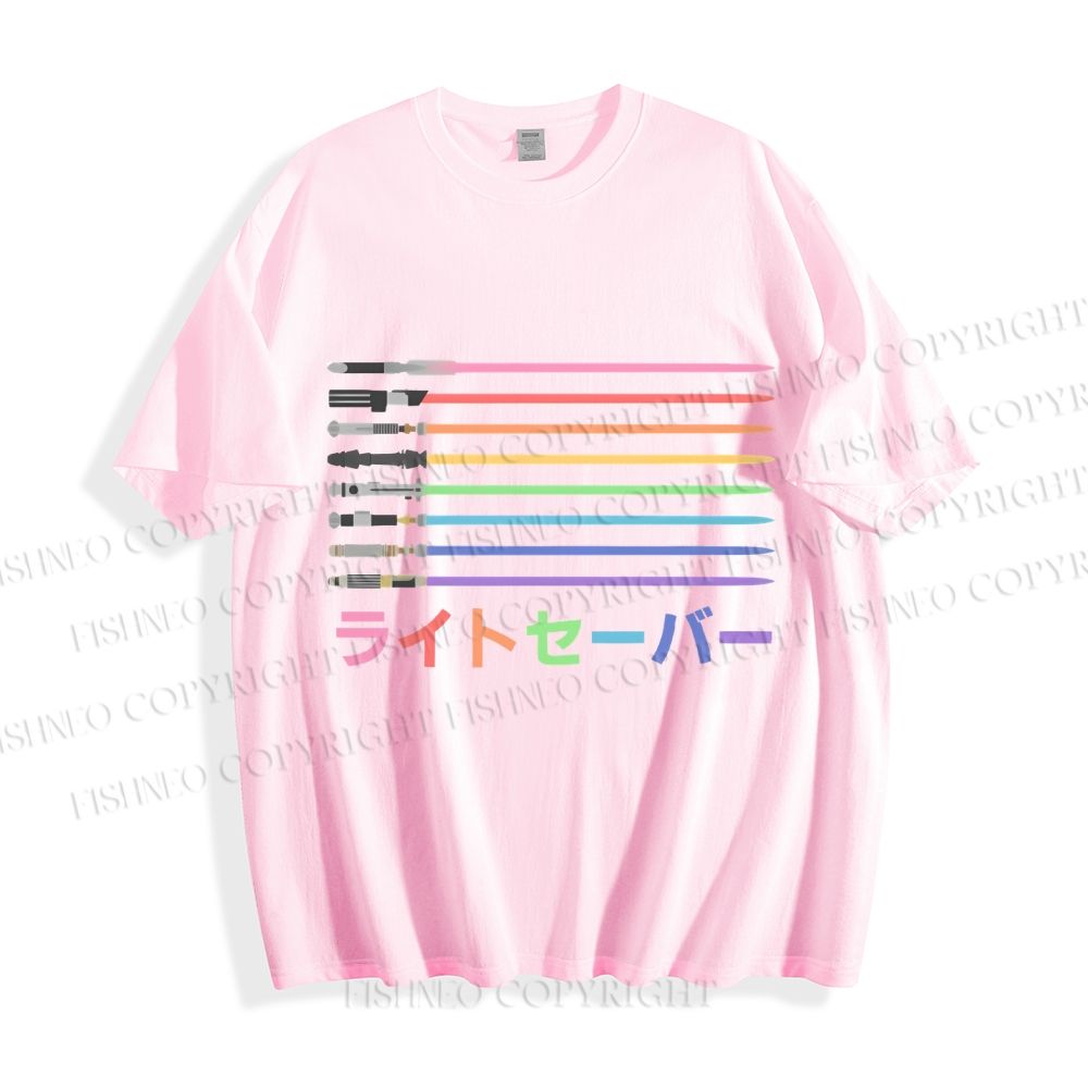 Unisex Lightsaber Vintage Classic Cotton T-shirt