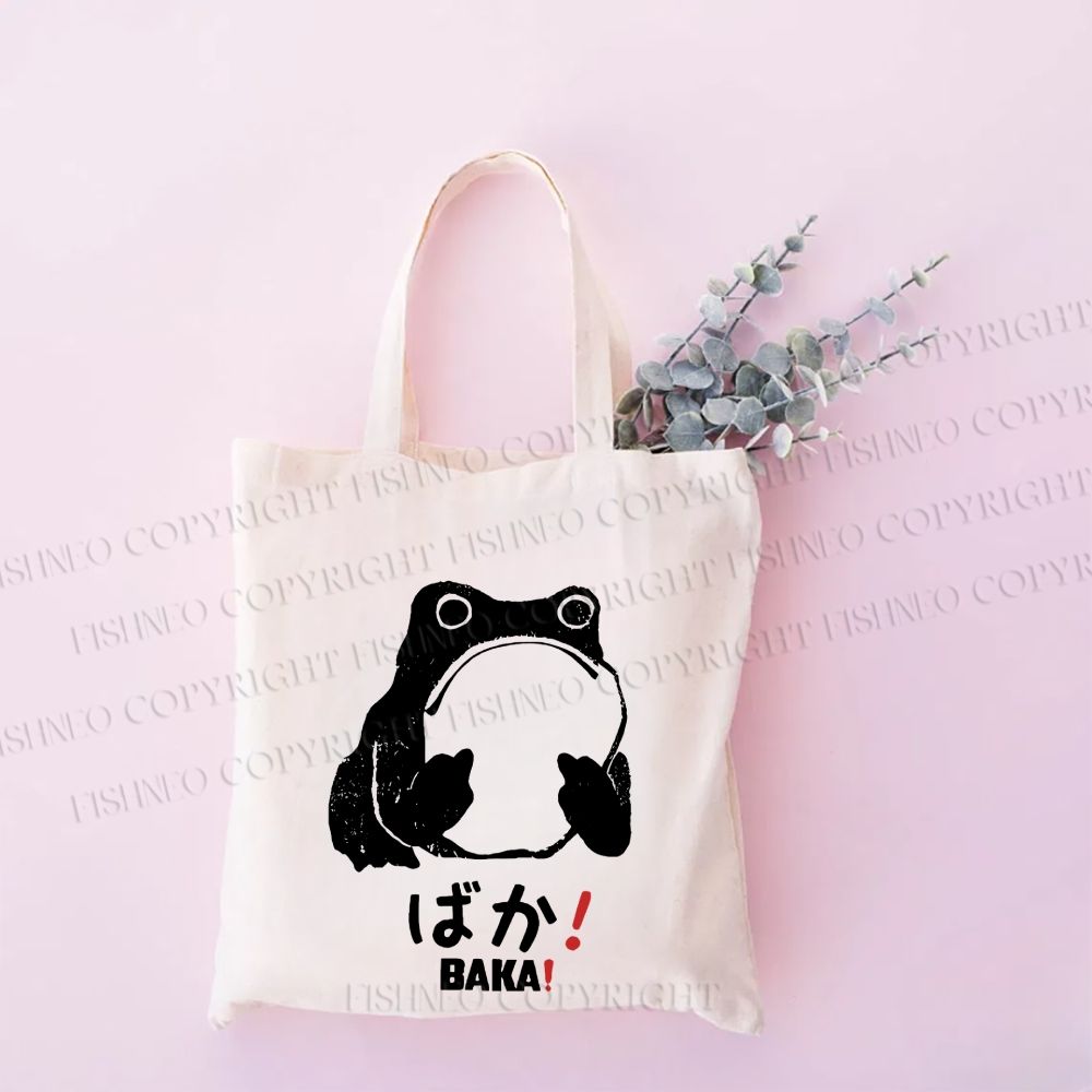 Stupid Frog Vintage Tote Bag