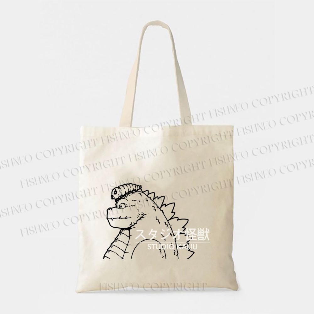 Studio Kaiju Gozila Tote Bag