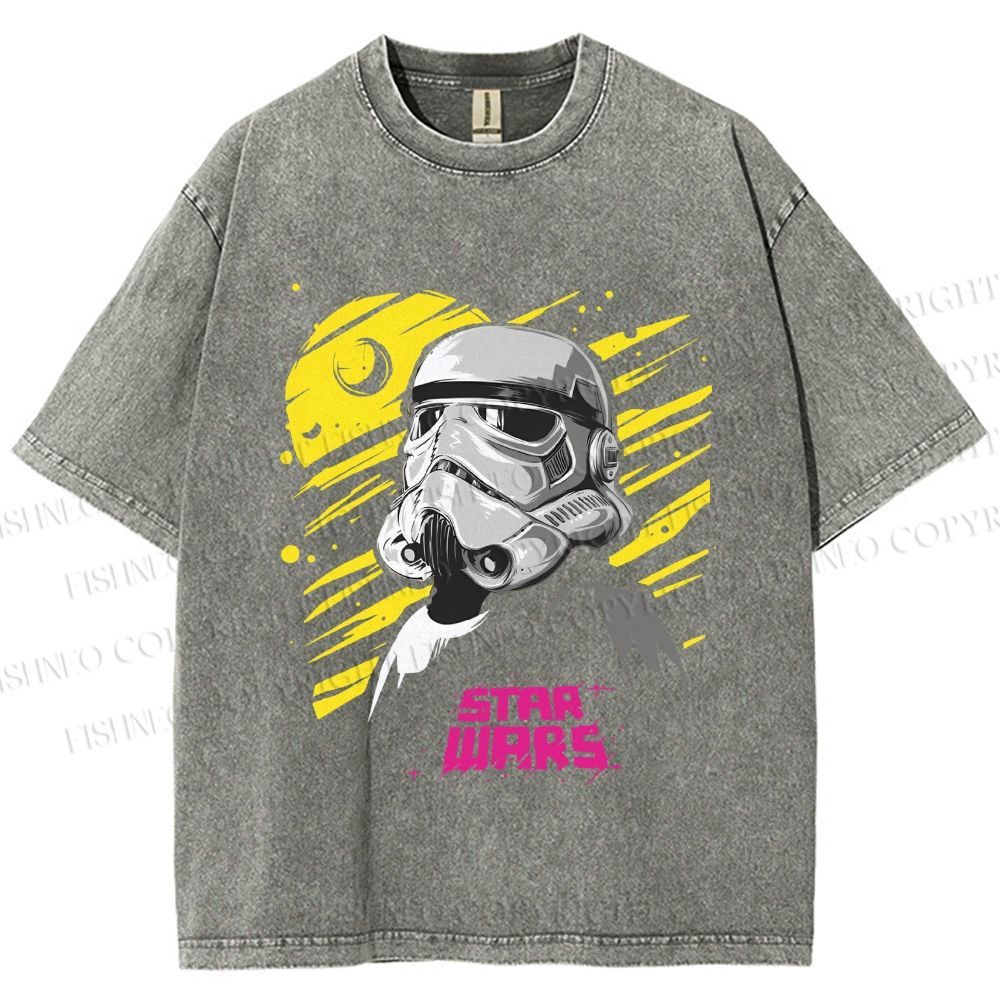 Unisex Star Wars Printed Washed Tee