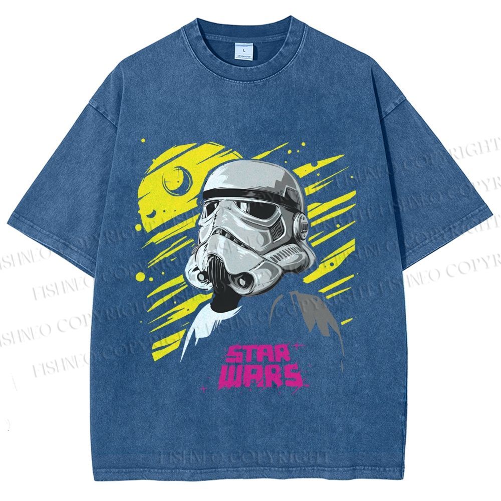 Unisex Star Wars Printed Washed Tee