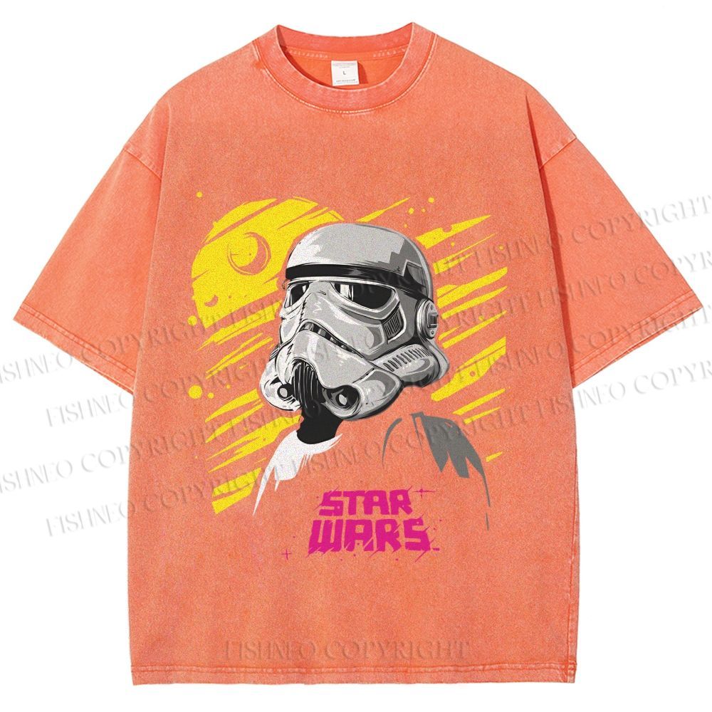 Unisex Star Wars Printed Washed Tee