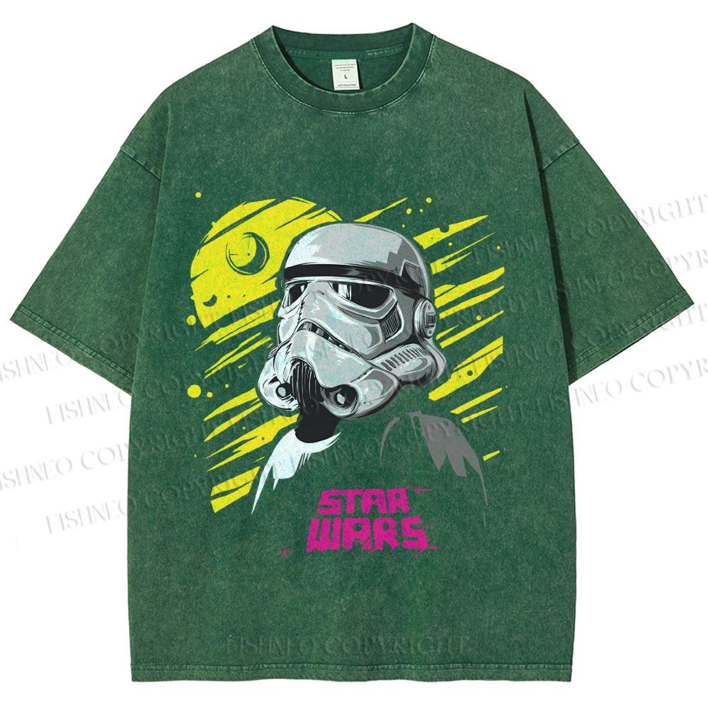 Unisex Star Wars Printed Washed Tee
