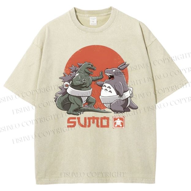 Unisex My Neighbor Totoro Printed Washed Tee