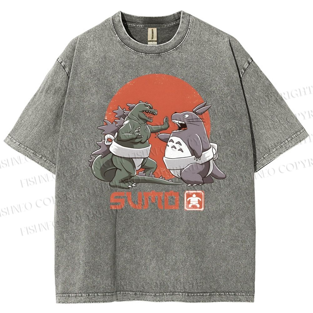 Unisex My Neighbor Totoro Printed Washed Tee