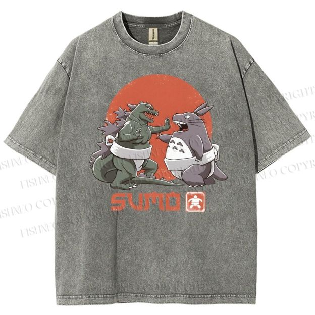 Unisex My Neighbor Totoro Printed Washed Tee