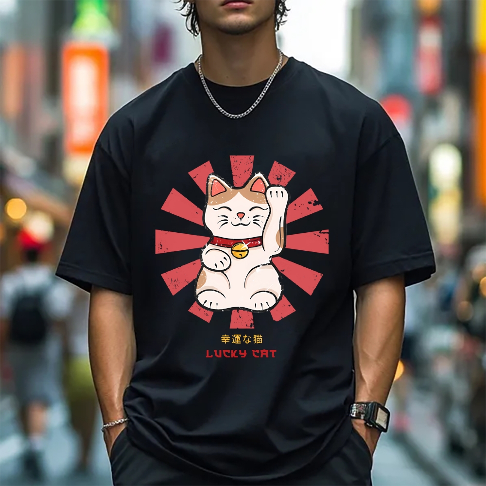 Lucky Cat Japanese Style Classic Tee