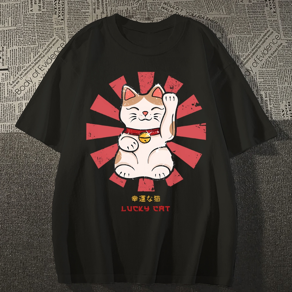 Lucky Cat Japanese Style Classic Tee