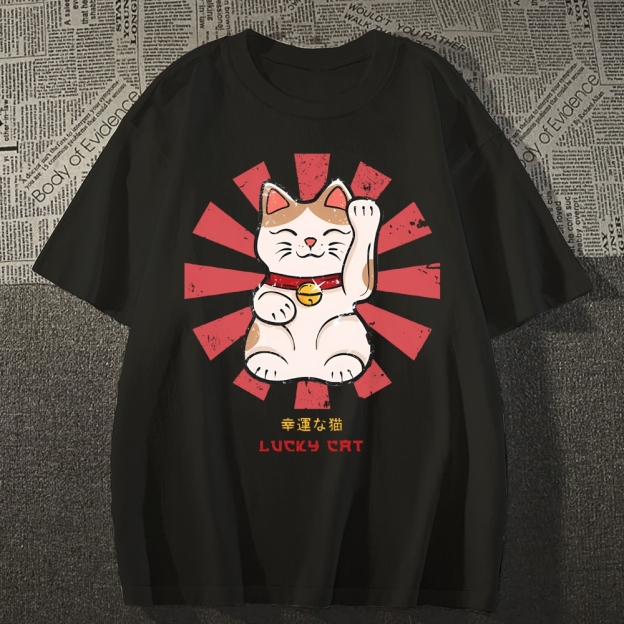 Lucky Cat Japanese Style Classic Tee