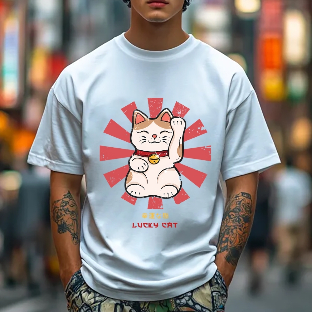 Lucky Cat Japanese Style Classic Tee
