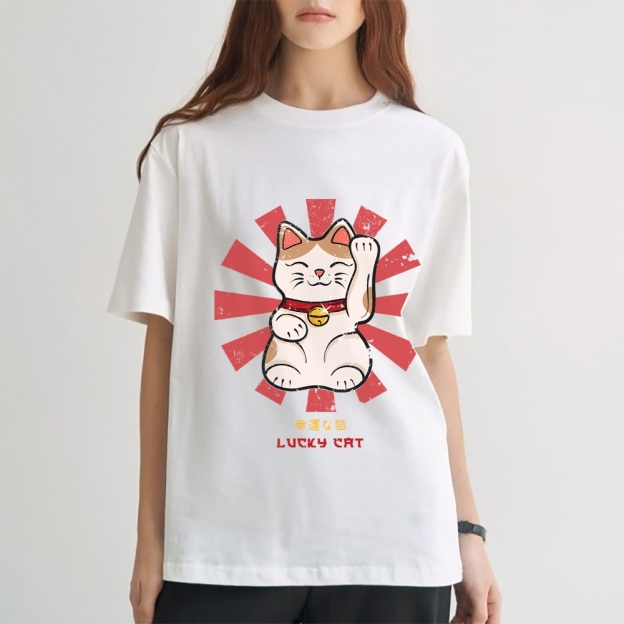 Lucky Cat Japanese Style Classic Tee