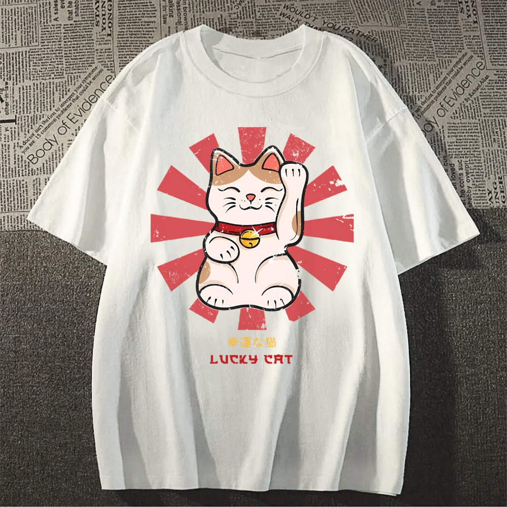 Lucky Cat Japanese Style Classic Tee