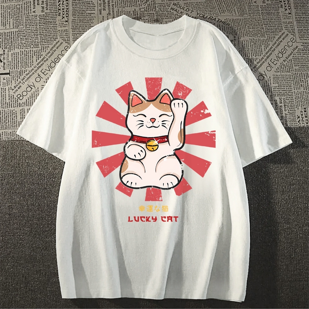 Lucky Cat Japanese Style Classic Tee