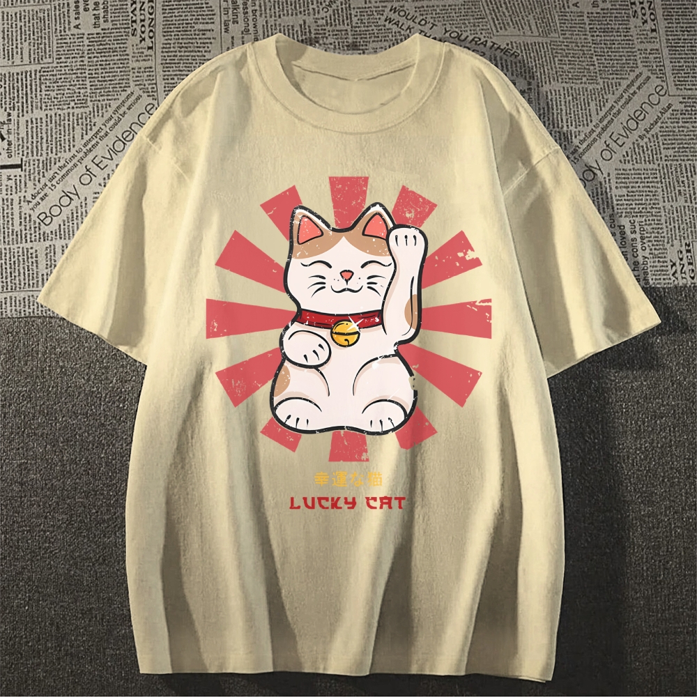 Lucky Cat Japanese Style Classic Tee