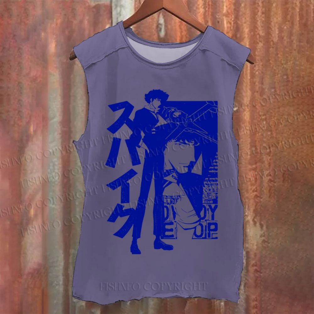 Vintage Japanese Cowboy Bebop Washed Tank Top