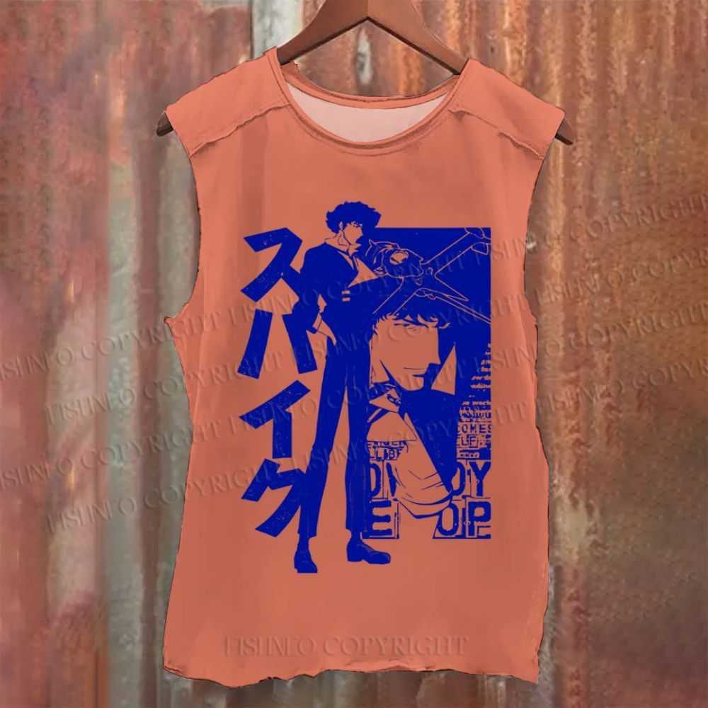 Vintage Japanese Cowboy Bebop Washed Tank Top