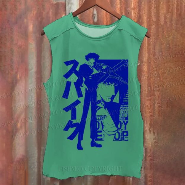 Vintage Japanese Cowboy Bebop Washed Tank Top