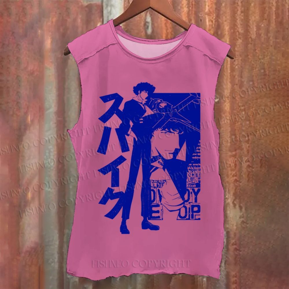 Vintage Japanese Cowboy Bebop Washed Tank Top