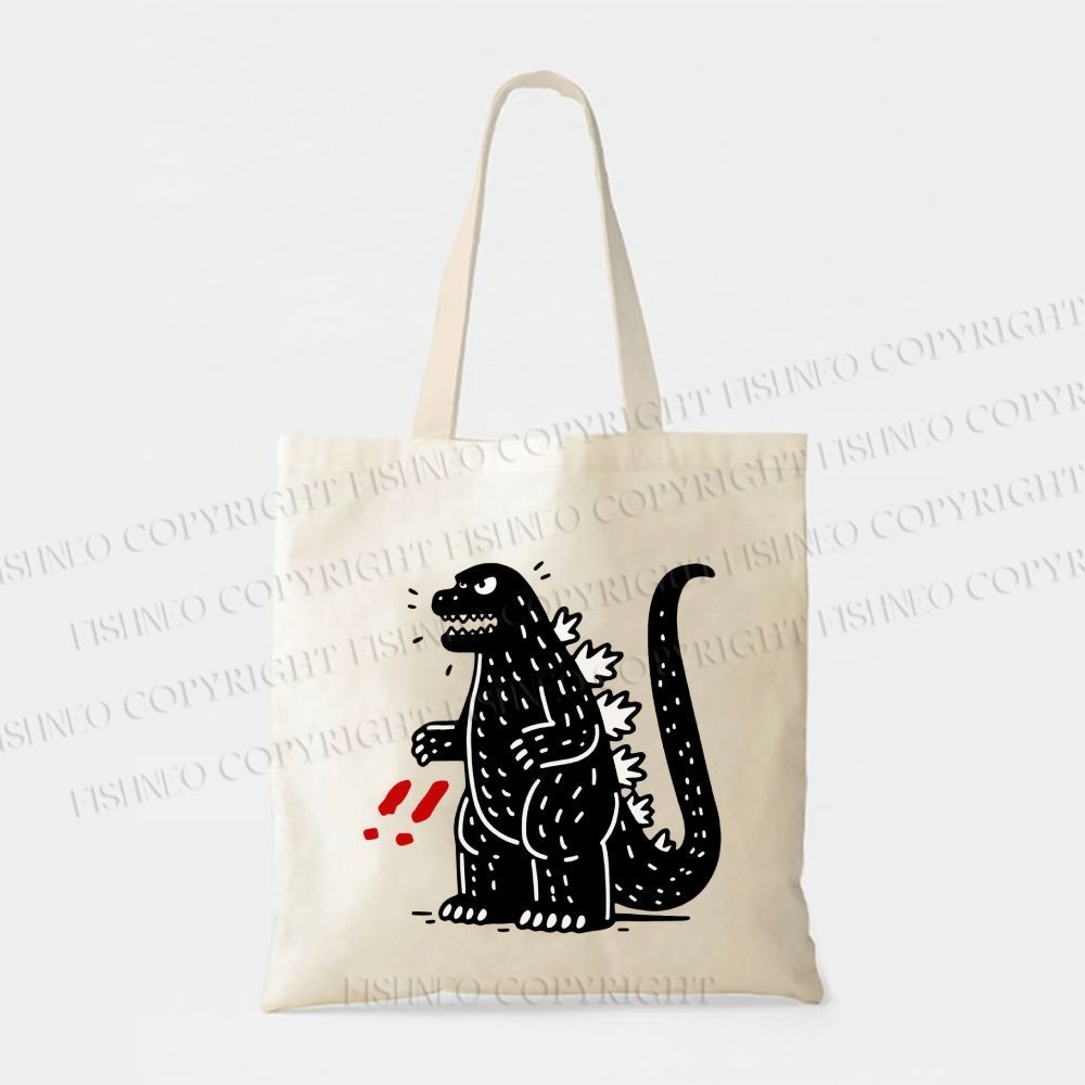 Godzilla Graffiti Tote Bag