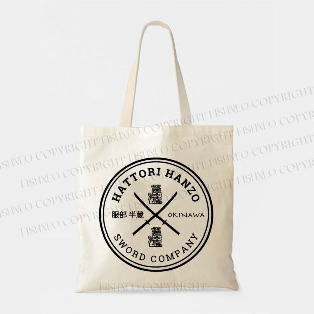 Hattori Hanzo Komainu Okinawa Sword Company Japanese Style Tote Bag