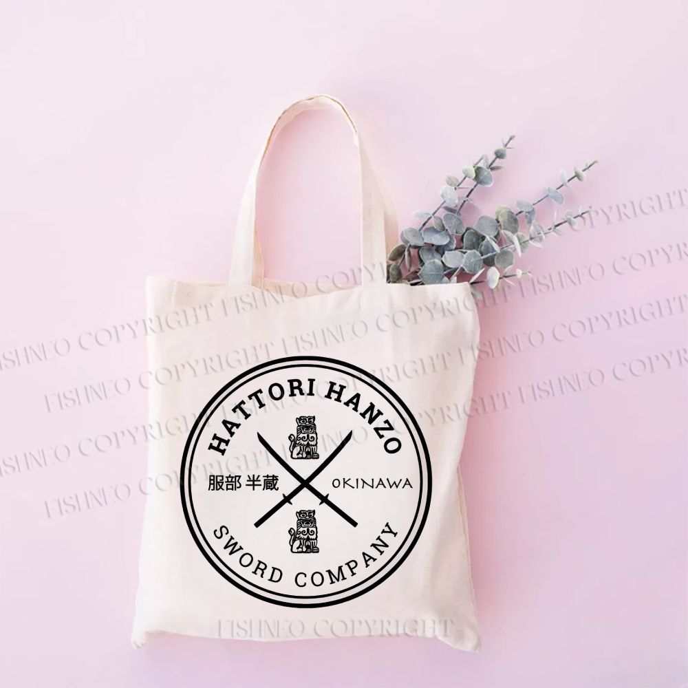 Hattori Hanzo Komainu Okinawa Sword Company Japanese Style Tote Bag