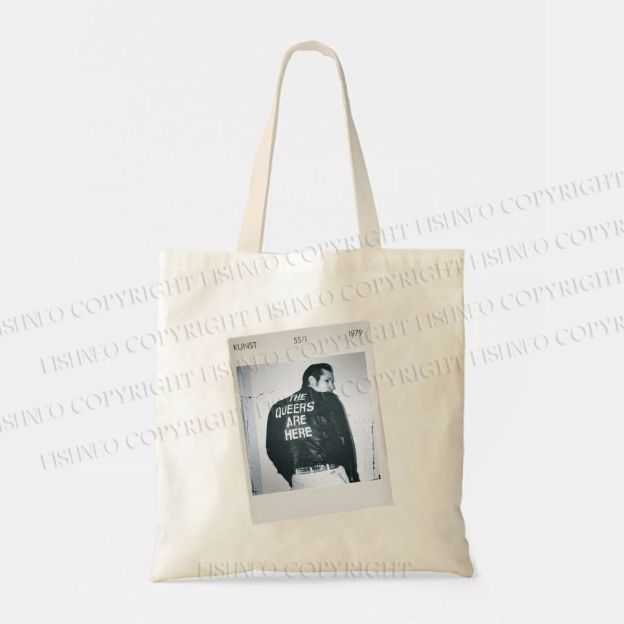 Pride Polaroid The Queers Are Here  Tote Bag