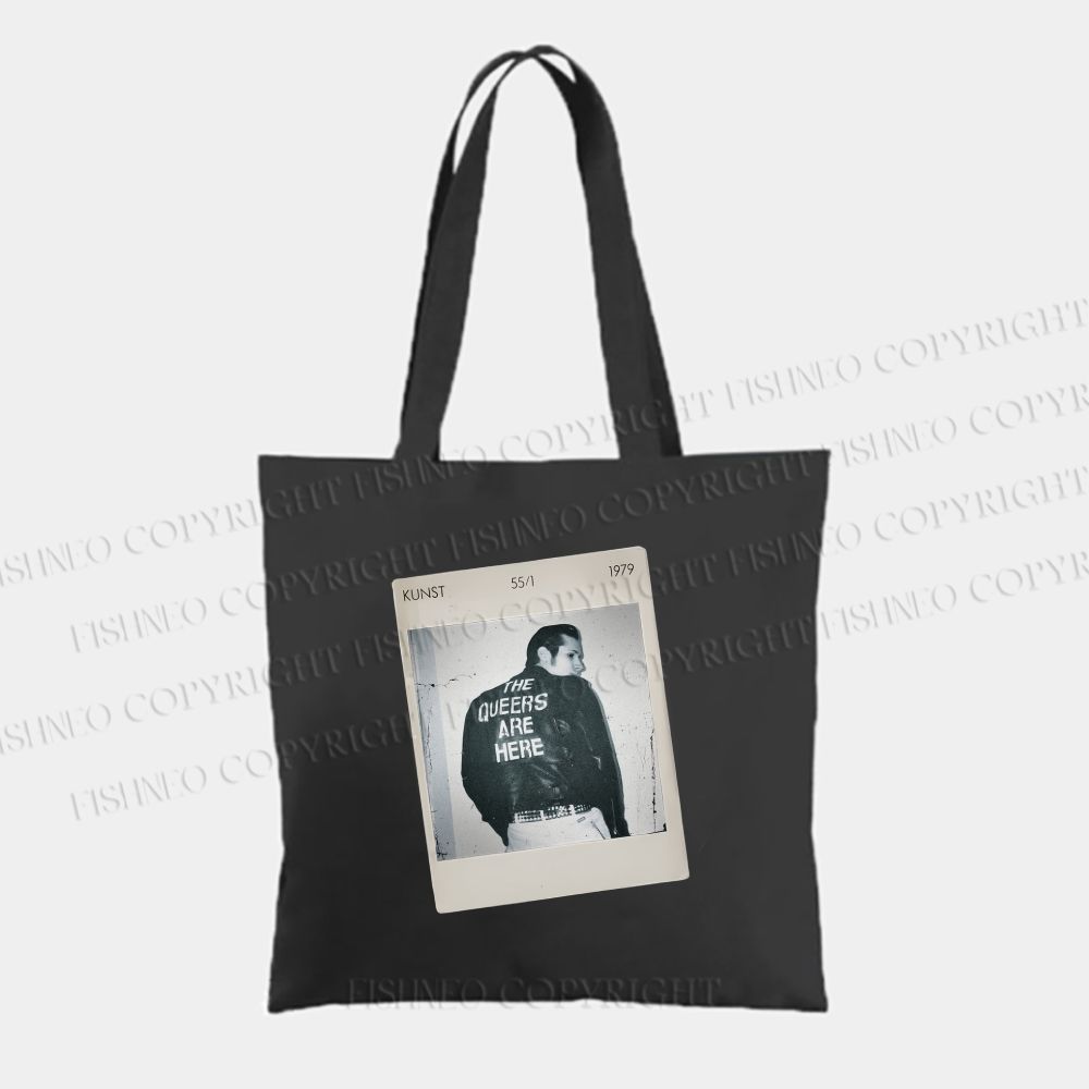 Pride Polaroid The Queers Are Here  Tote Bag
