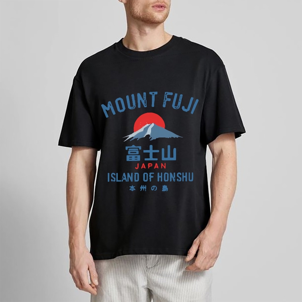 Mountain Fuji Japanese Style Classic Tee