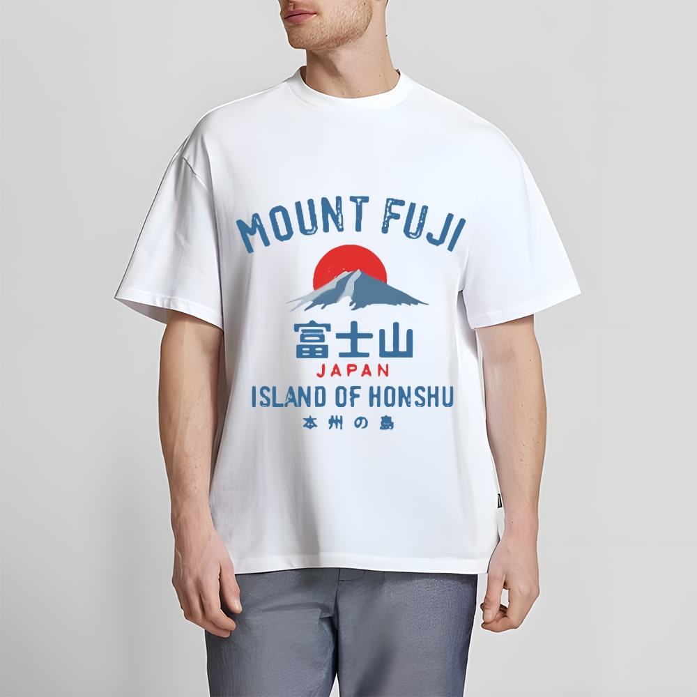 Mountain Fuji Japanese Style Classic Tee