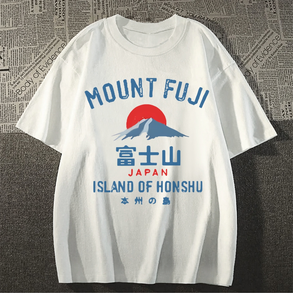 Mountain Fuji Japanese Style Classic Tee