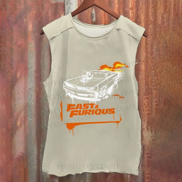 Vintage Fast & Furious Washed Tank Top