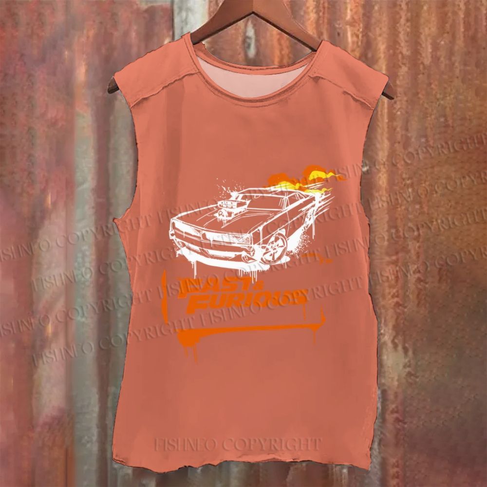 Vintage Fast & Furious Washed Tank Top