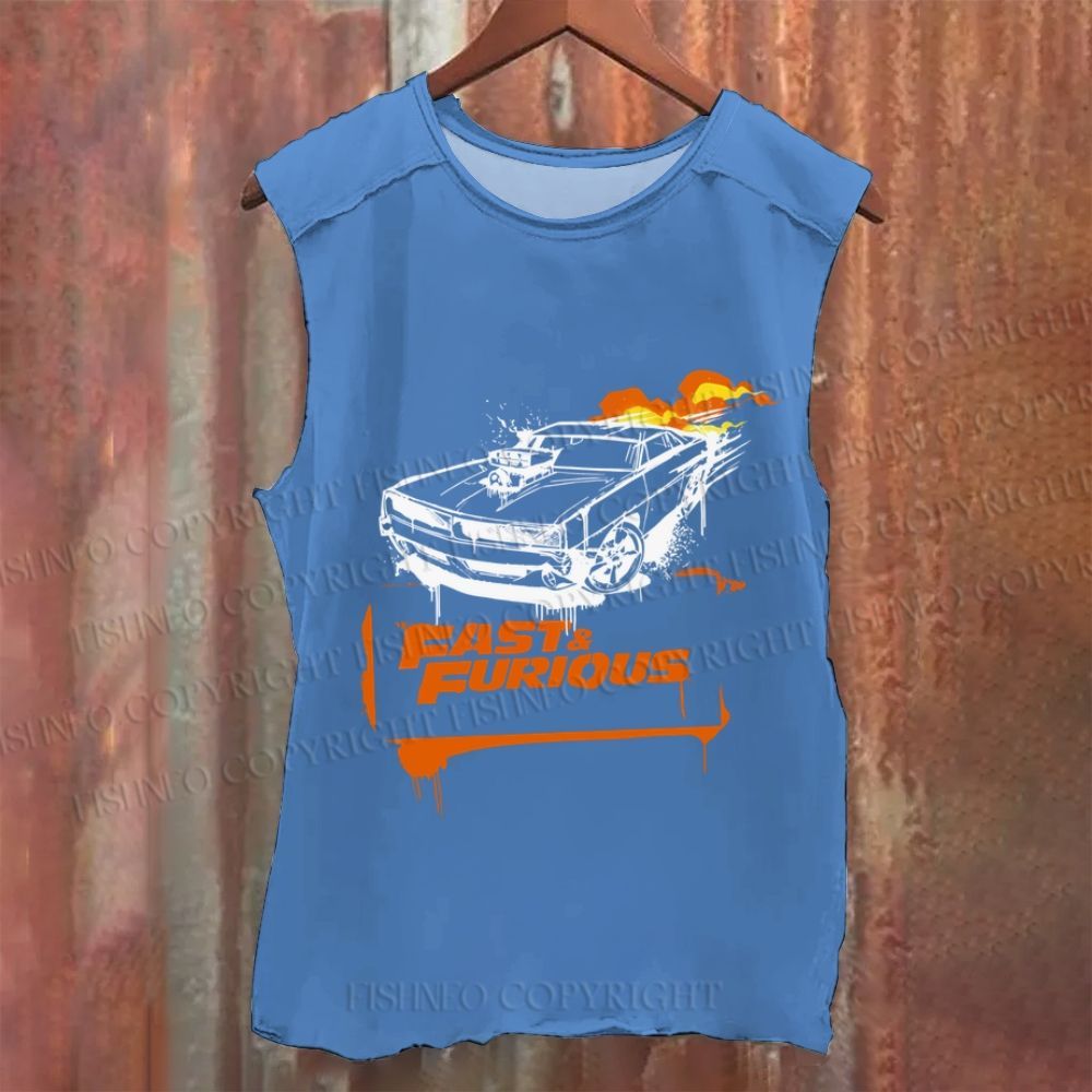 Vintage Fast & Furious Washed Tank Top