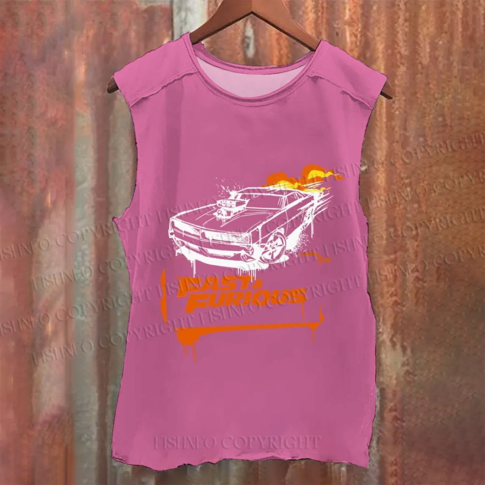Vintage Fast & Furious Washed Tank Top