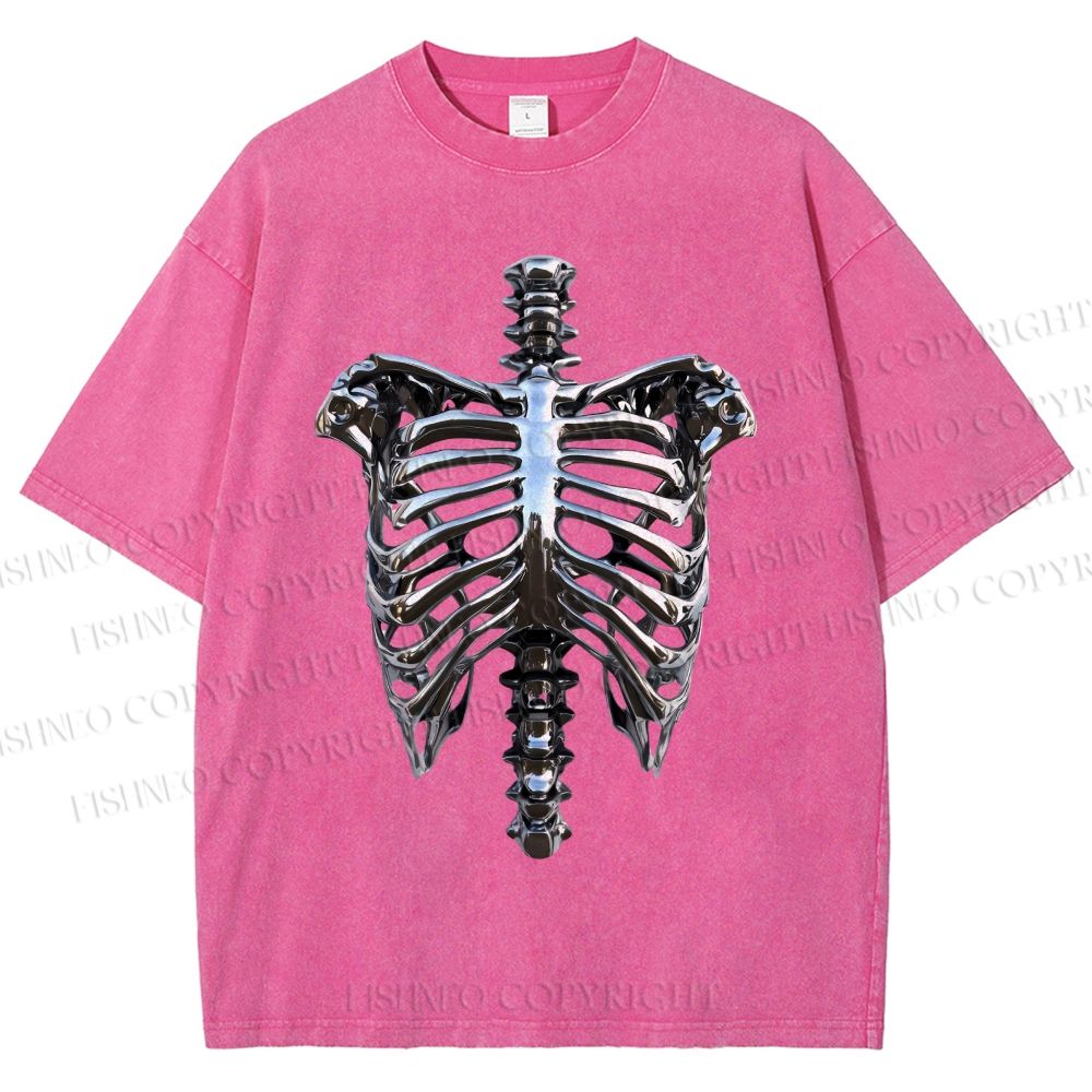Unisex Hajime Sorayama Rib Printed Washed Tee