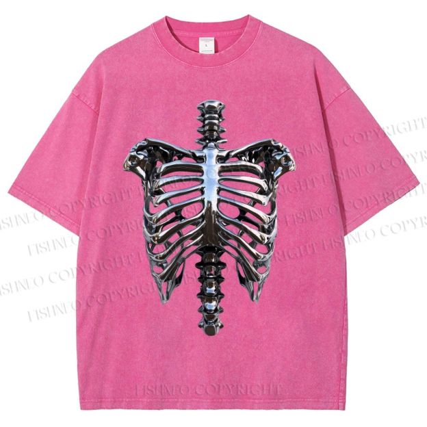 Unisex Hajime Sorayama Rib Printed Washed Tee