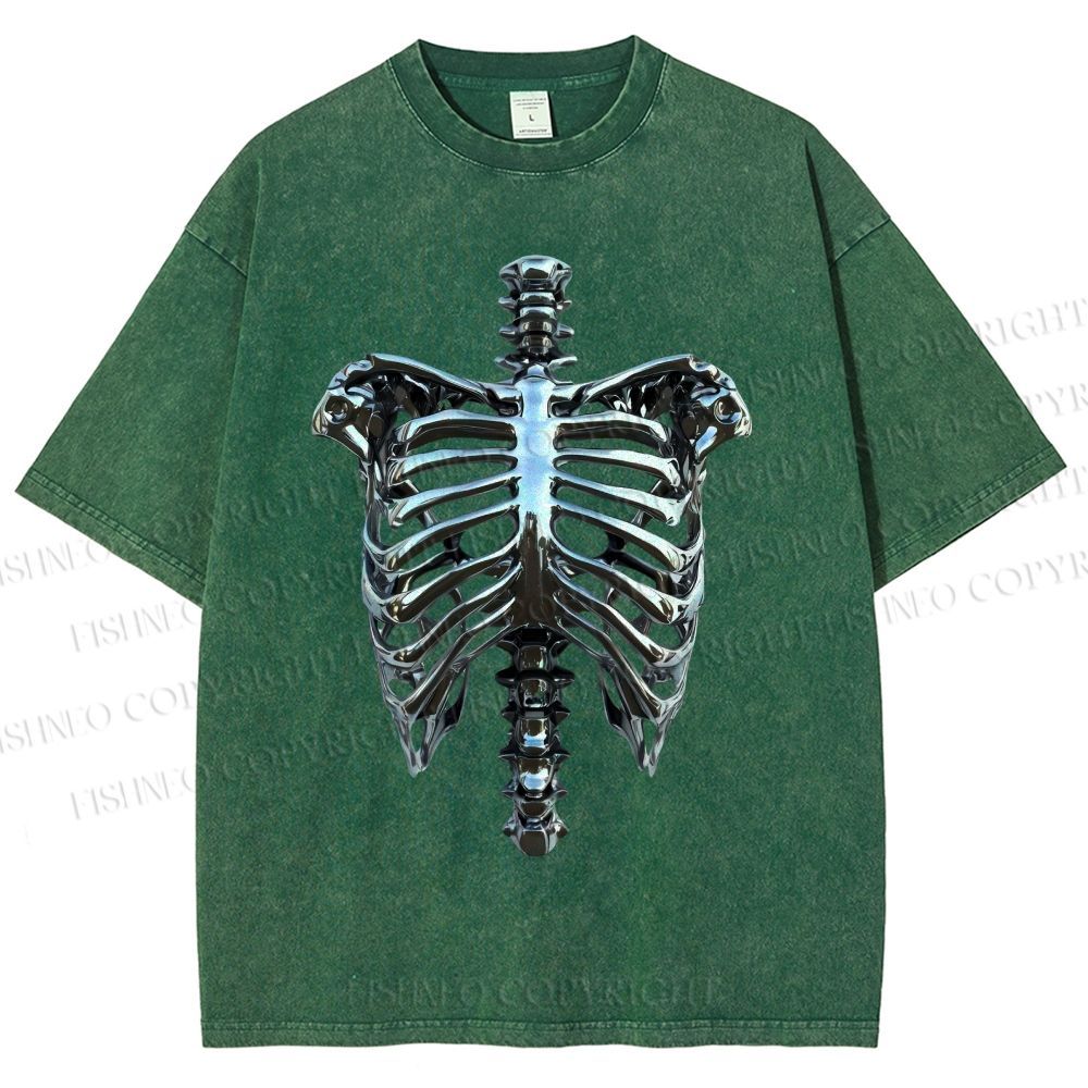 Unisex Hajime Sorayama Rib Printed Washed Tee
