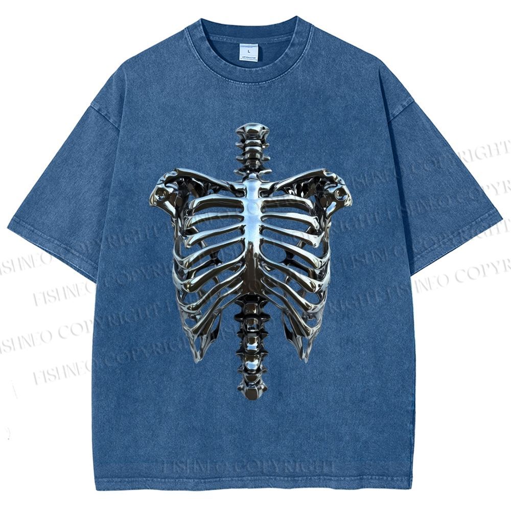 Unisex Hajime Sorayama Rib Printed Washed Tee