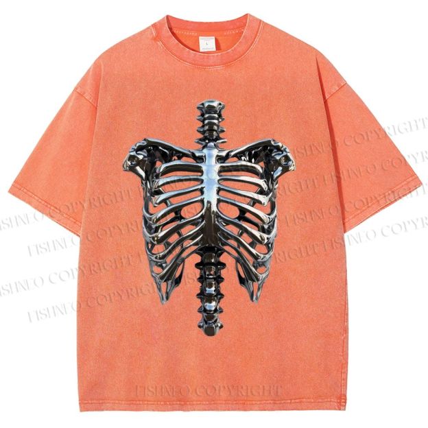 Unisex Hajime Sorayama Rib Printed Washed Tee