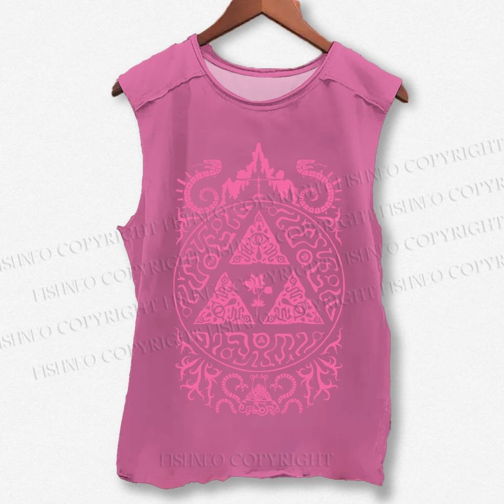 Unisex The Legend of Zelda Printed Washed Tank Top