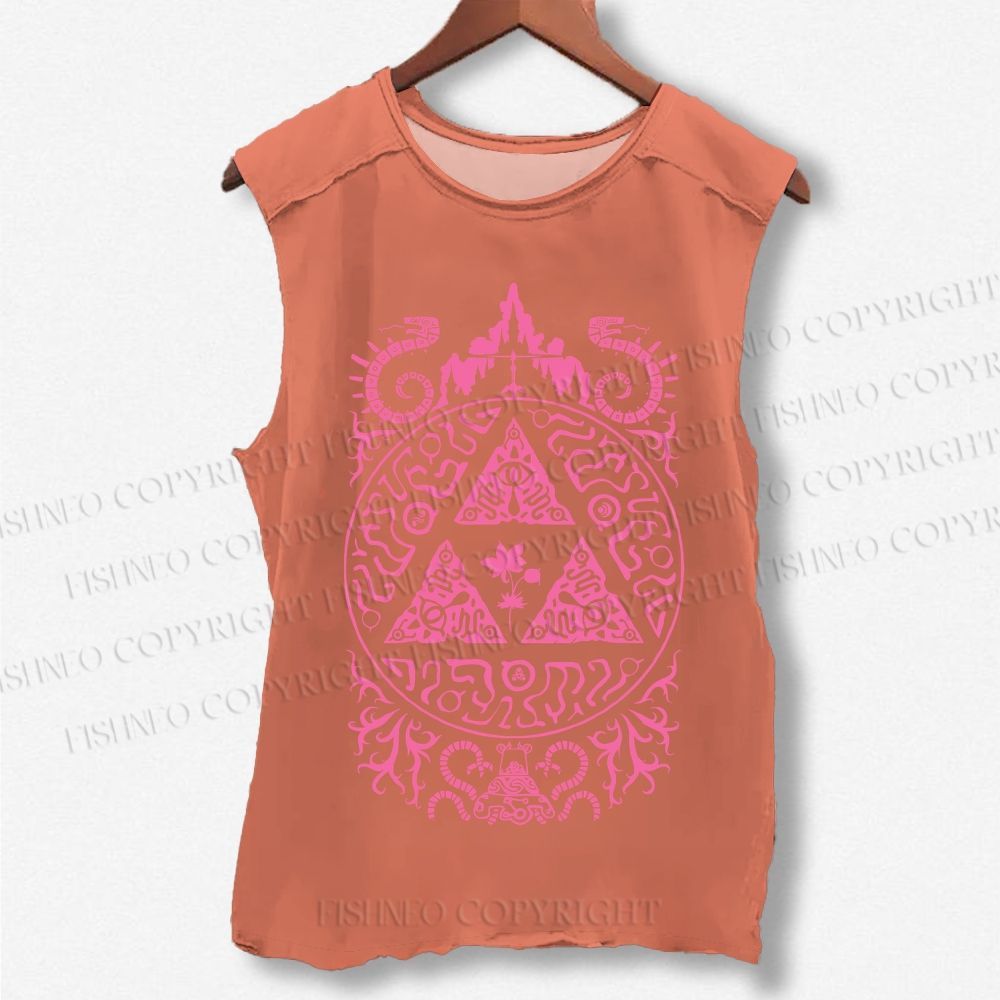 Unisex The Legend of Zelda Printed Washed Tank Top