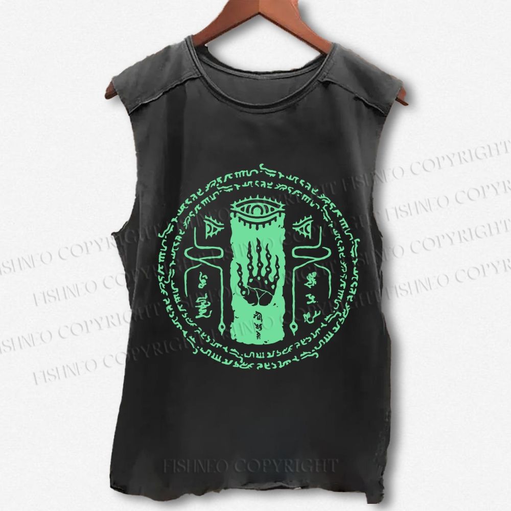 Unisex The Legend of Zelda Printed Washed Tank Top