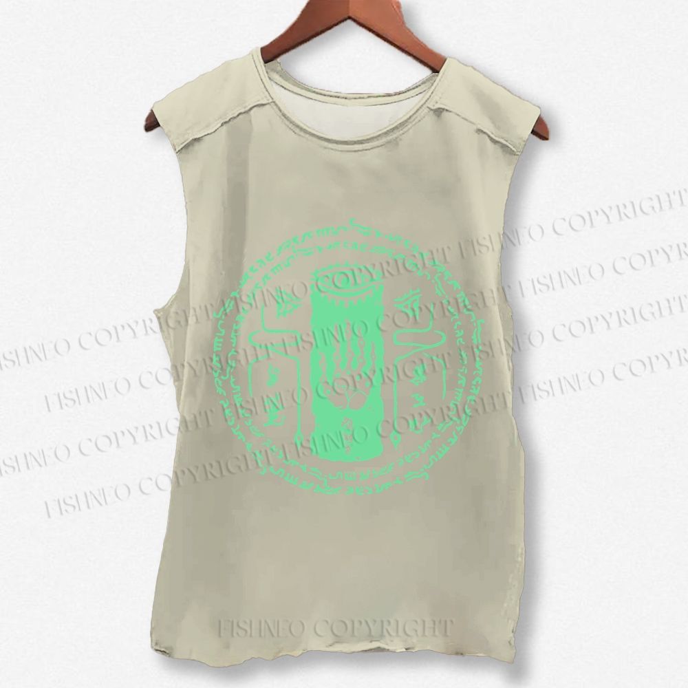 Unisex The Legend of Zelda Printed Washed Tank Top